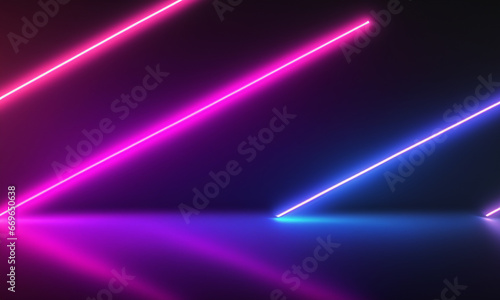 ネオンの光のイメージの背景素材