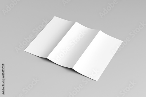 brochure trifold mockup