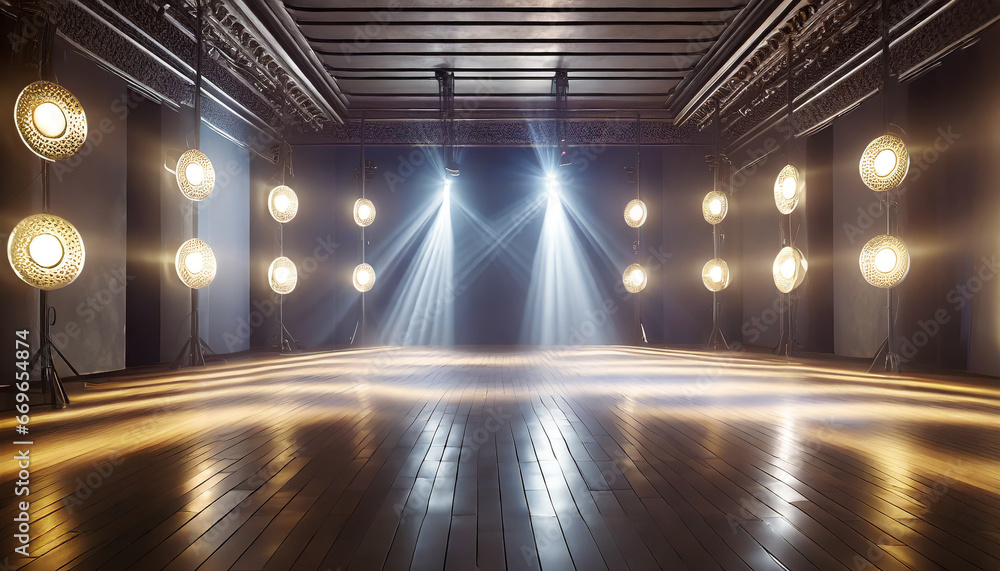 dance room lights generate ai