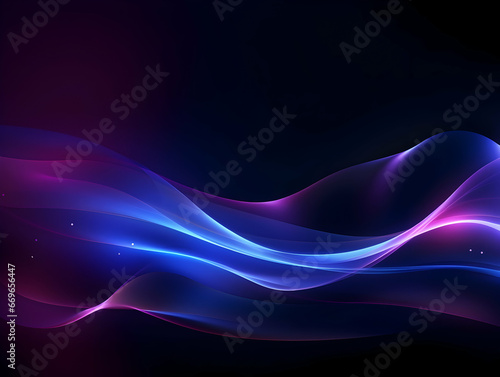 Wallpaper Mural Dark abstract curve and wavy background with gradient and color, Glowing waves in a dark background, Curvy wallpaper design Torontodigital.ca