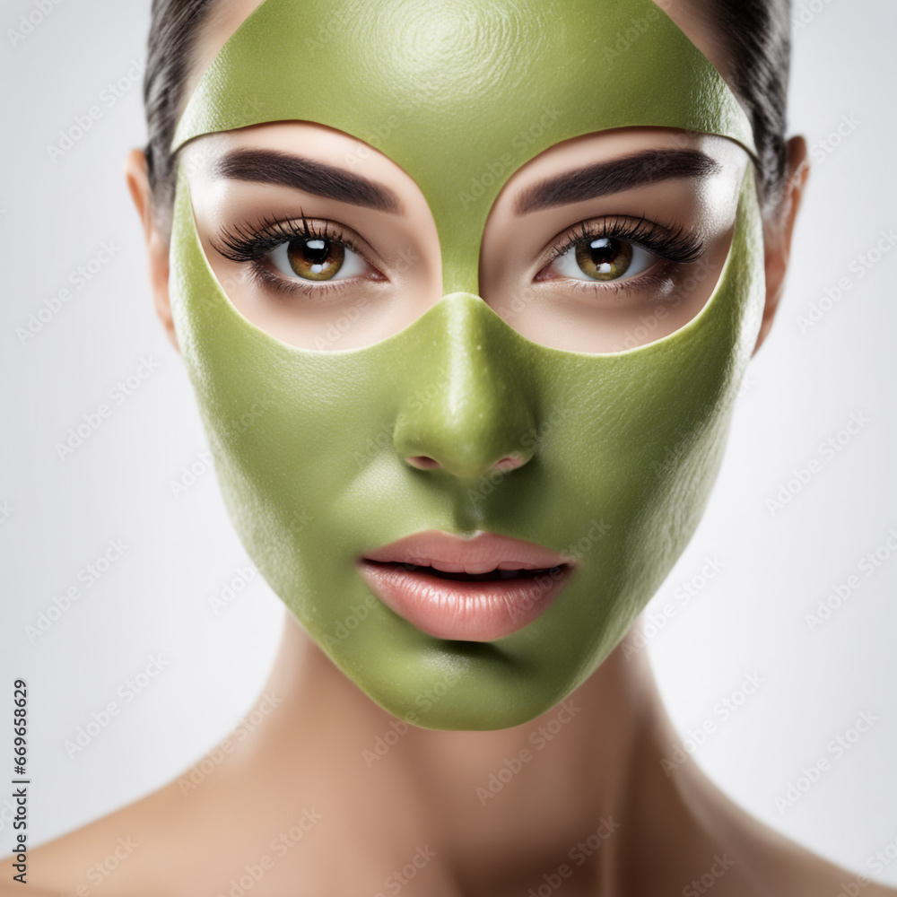beauty portrait skin care health Avocado mask white background close up cosmetic mask
beauty portrait skin care health Avocado mask white background close up cosmetic mask
