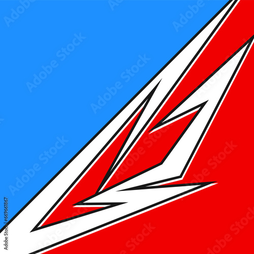 Simple background with arrow line pattern and with some copy space area