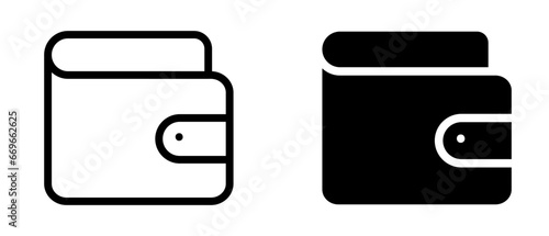 Wallet icon vector illustration