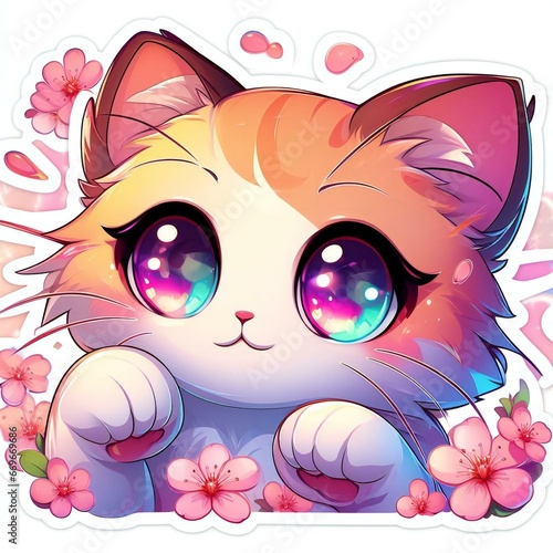 Generative AI Cat Sticker