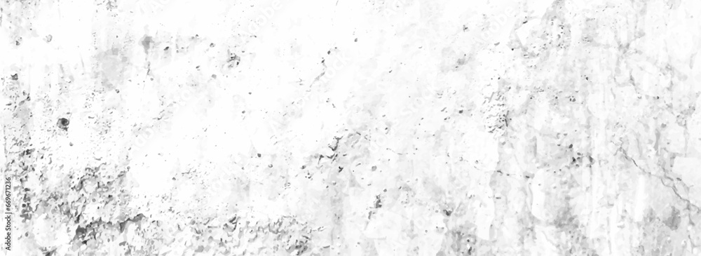 Fototapeta premium Seamless white concrete texture. stone wall marble background vector. Cement wall modern style background and texture. Paint leaks and Ombre effects. 