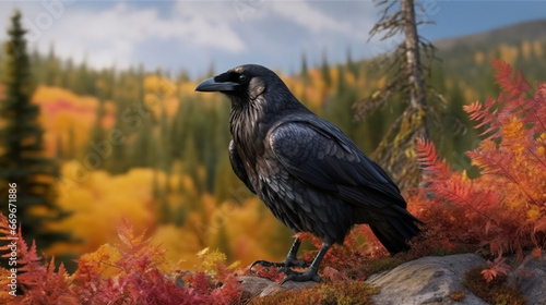 photo of a raven