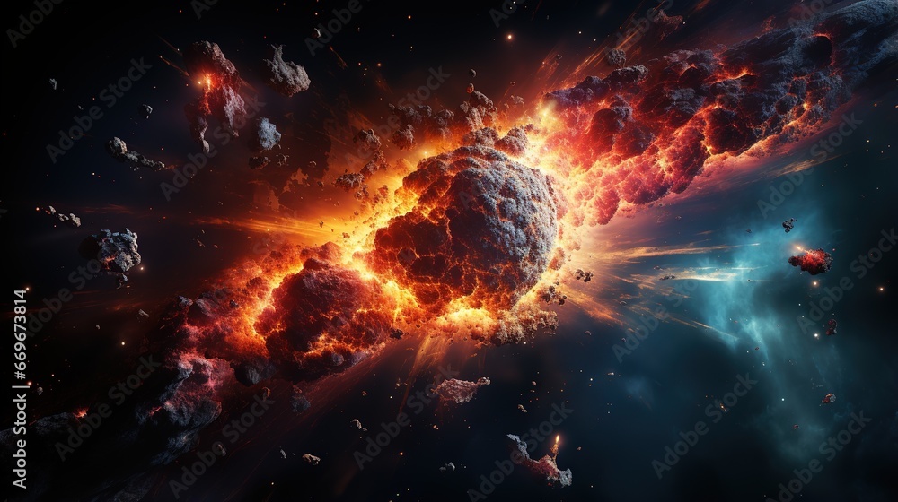 Comet falling toward earth for massive destruction Comet falling toward earth for massive destruction