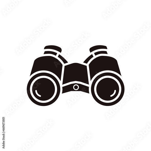 Binoculars - vector icon