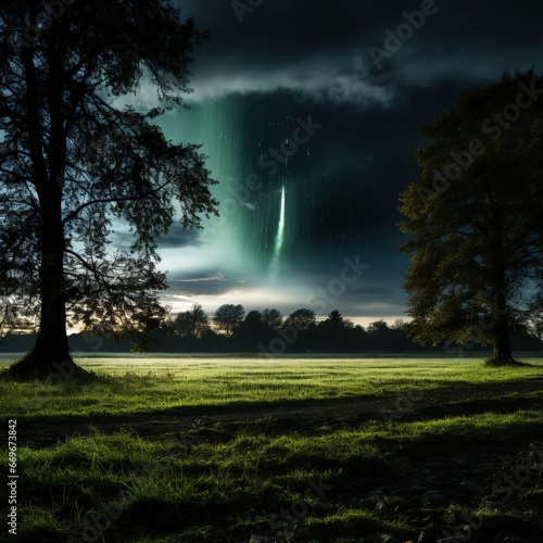 Comet falling toward earth for massive destruction © FantasyDreamArt