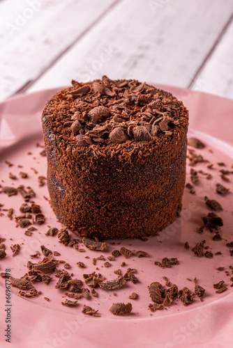 Bolinho minicake de chocolate photo