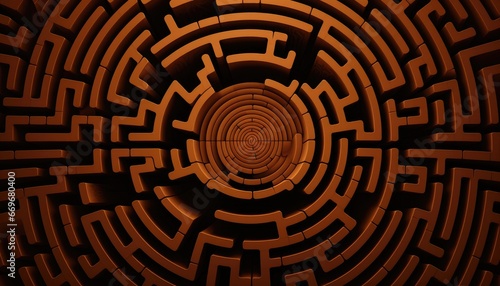 abstract maze ,labyrinth  background 