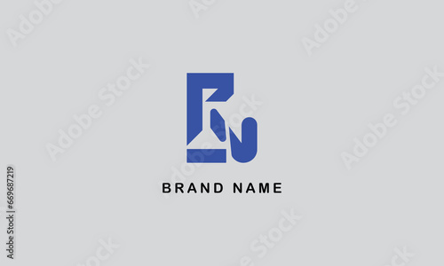RNB RN NR RB RV creative brand minimal logo design
