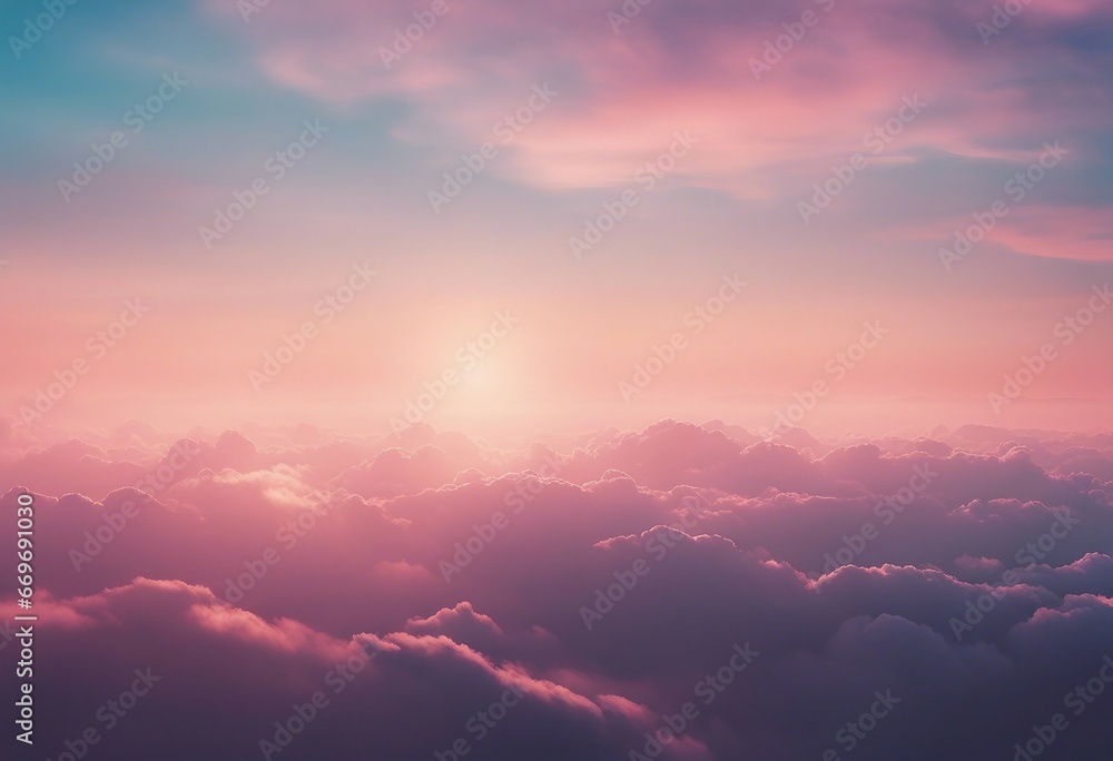 Pastel color of sky background Illustration graphic design
