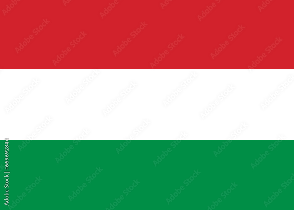 Flag of Hungary. Hungarian national flag. European country Flag of Hungary. Hungarian national flag. European country