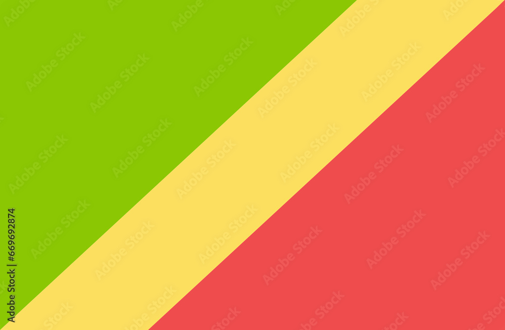 flag of Republic of Congo. National Congolese flag flag of Republic of Congo. National Congolese flag