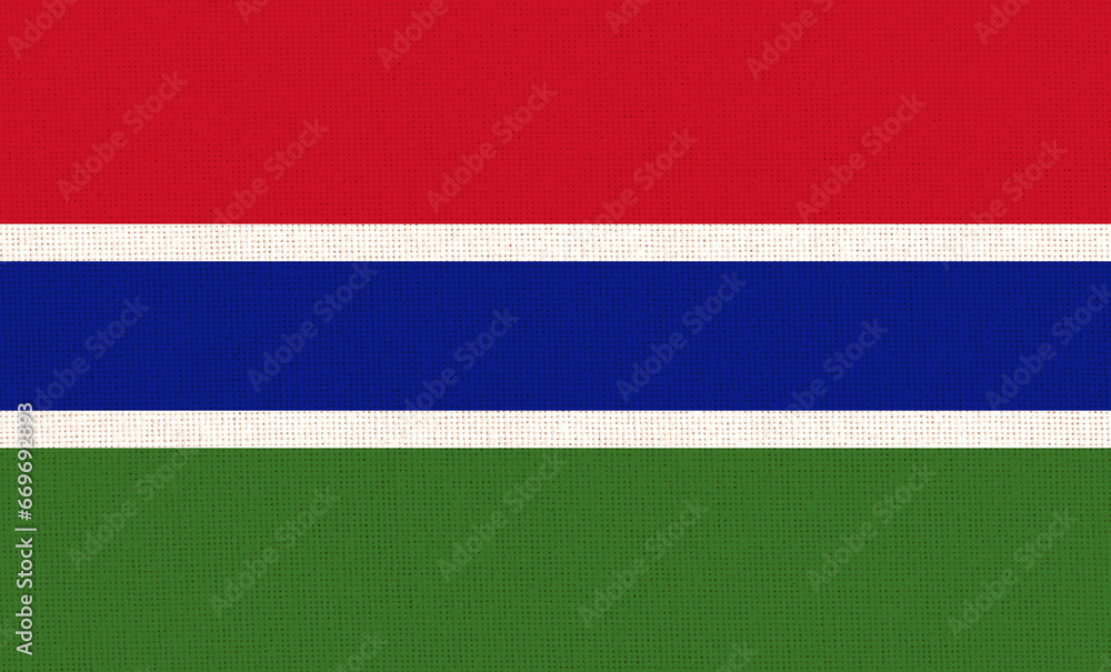 flag of Gambia. National Gambian flag. Gambian national flag flag of Gambia. National Gambian flag. Gambian national flag
