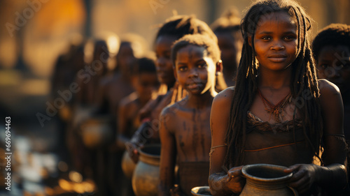 Wallpaper Mural African children in the countryside Torontodigital.ca