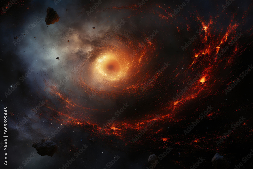 Event Horizon Eats the Universe
