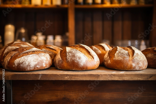 Homemade Bread Display
