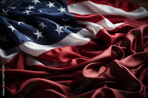 Presidents Day abstract USA flag colors background