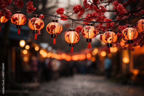 Chinese lanterns during new year festival © 22Imagesstudio