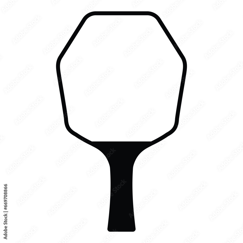 Table Tennis Ping Pong Vector Icon Black Silhouette and Outline Isolated on White Table Tennis Ping Pong Vector Icon Black Silhouette and Outline Isolated on White
