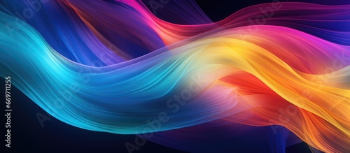 Vibrant abstract fibers backdrop