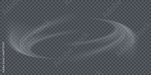 Cold winter wind texture. Holiday vector blizzard. Christmas effect of a cold blizzard. Vector PNG.