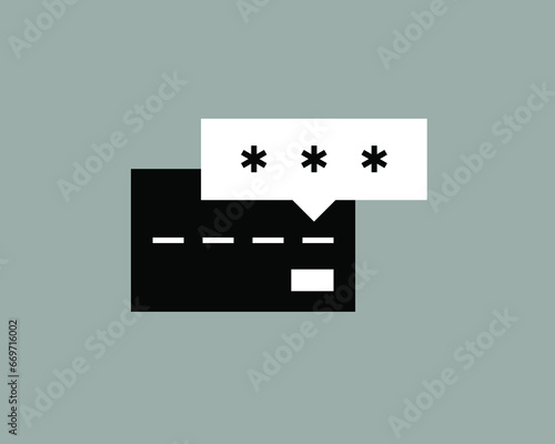safe money vector illustration in flat design