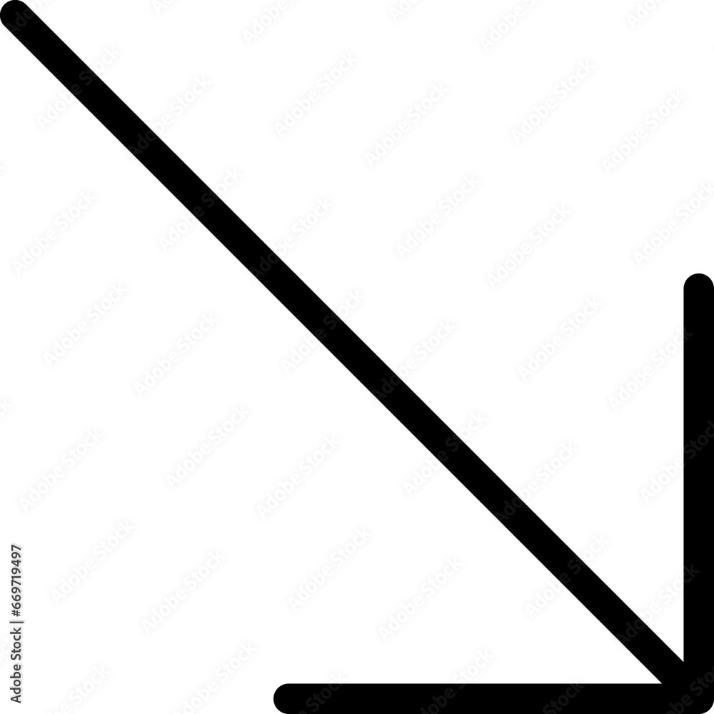 Single Arrow Icon for UI Button