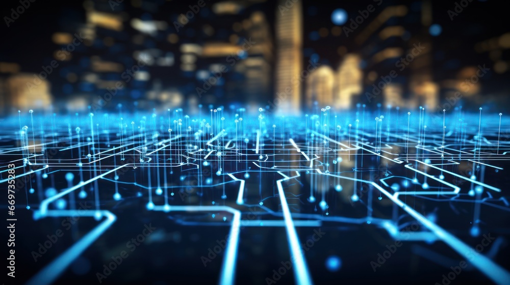 Obraz premium Explore the evolution of information technology (IT) and its impact on society