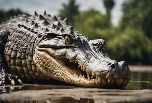 Big crocodile - Created with Generative AI 