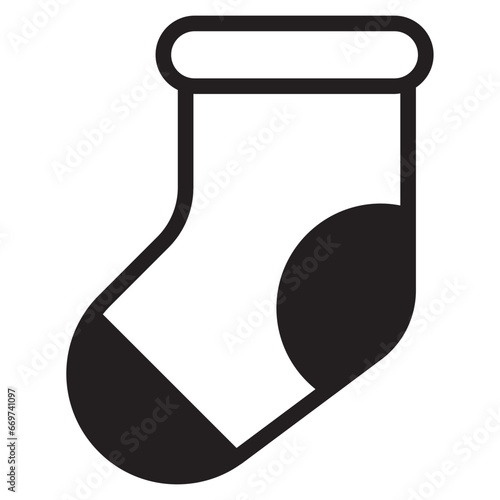 Sock Dual Tone Icon