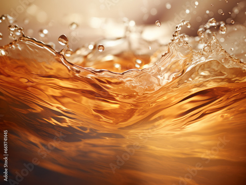 Liquid gold background