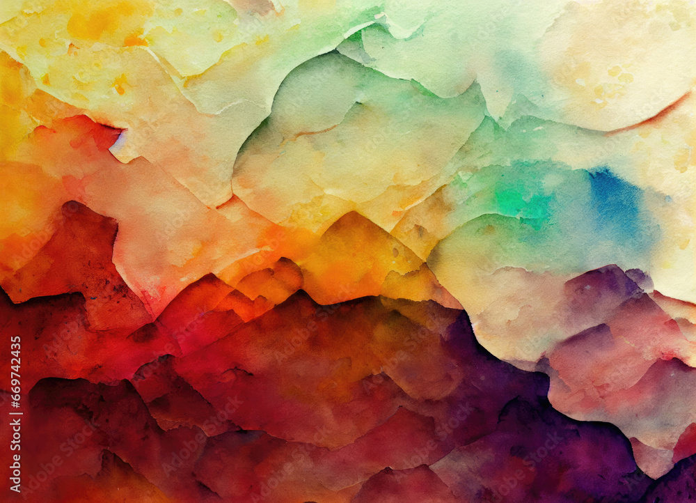 Earthy watercolour gradient texture splash, HD, high res creation, on cold press paper Earthy watercolour gradient texture splash, HD, high res creation, on cold press paper