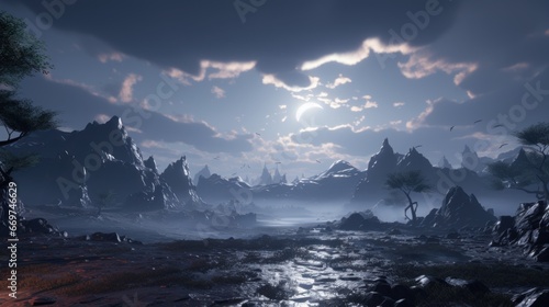 Dynamic day - night cycles and weather effects in creating visually beautiful game worlds © Damian Sobczyk
