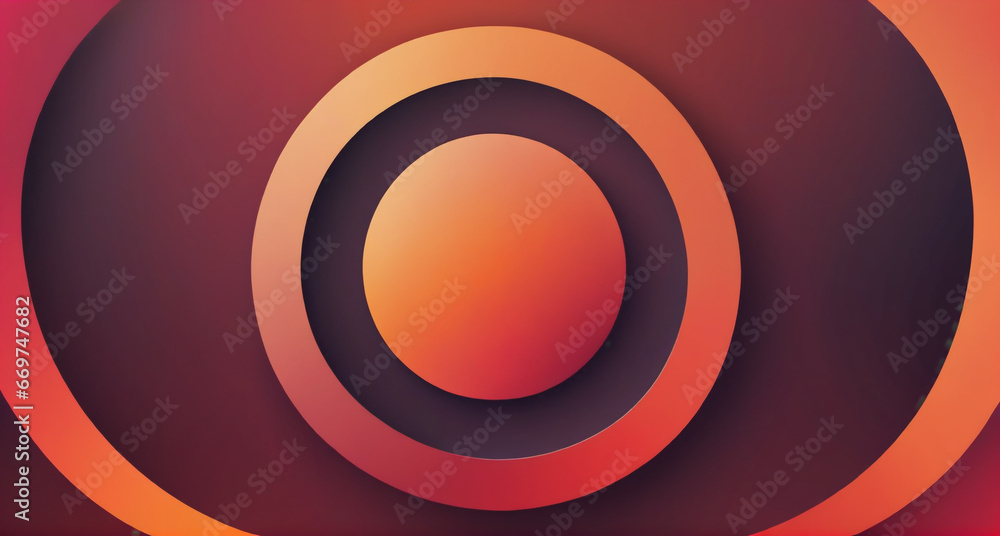 Circular Harmony: Abstract Background with Circles Circular Harmony: Abstract Background with Circles