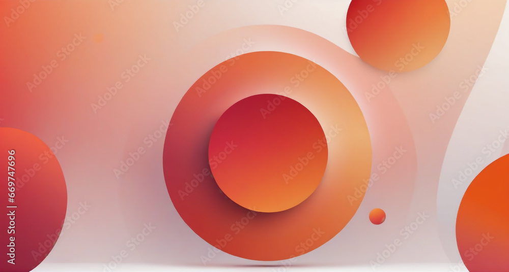 Circular Harmony: Abstract Background with Circles Circular Harmony: Abstract Background with Circles