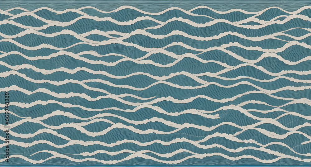 seamless pattern with waves seamless pattern with waves