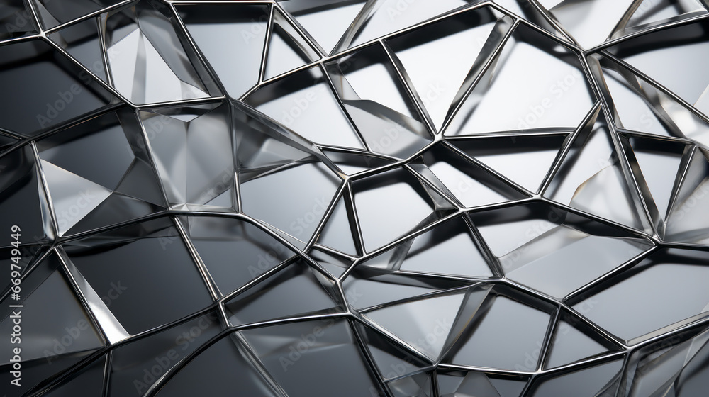 A web of silver triangles A web of silver triangles