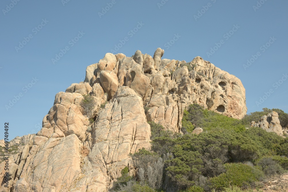 formation in the mountains