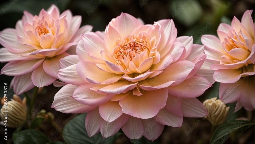 The Subtle Beauty of Calathea Flowers Close-Up The Subtle Beauty of Calathea Flowers Close-Up