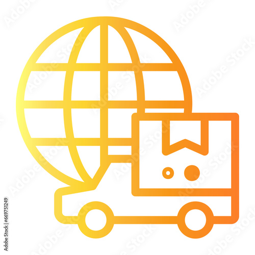 global delivery icon