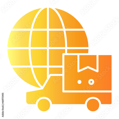global delivery icon