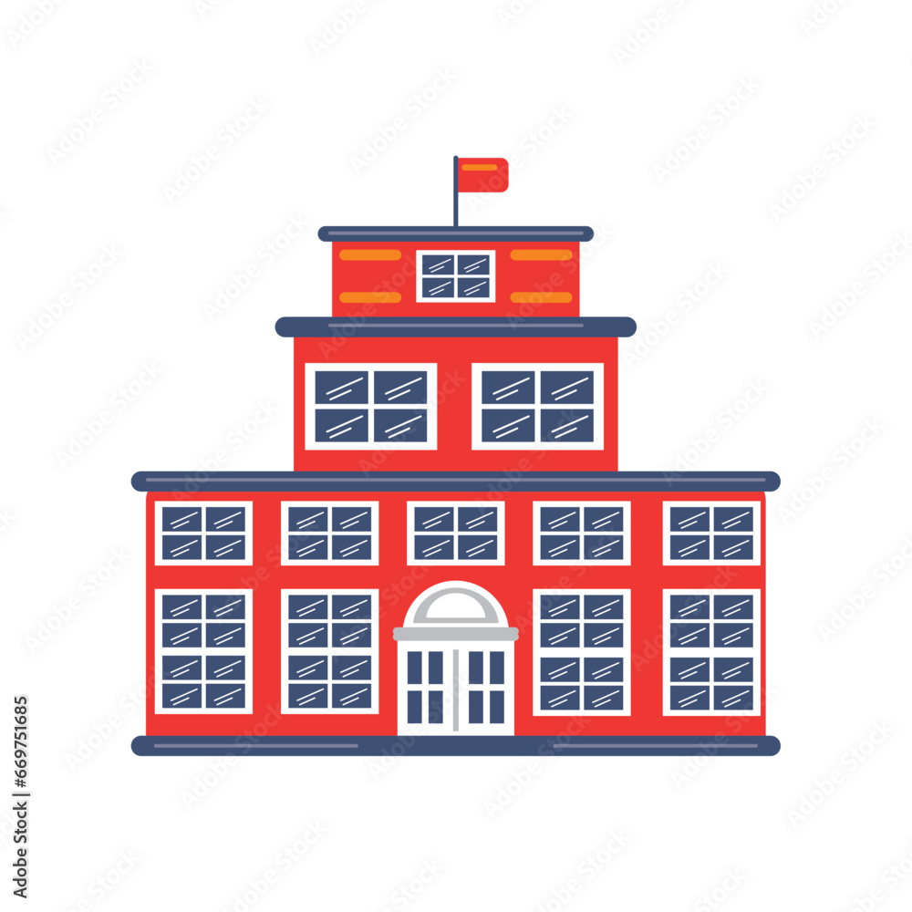 school building illustration school building illustration