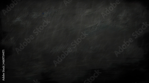 チョークの消し跡が残った黒板 photo