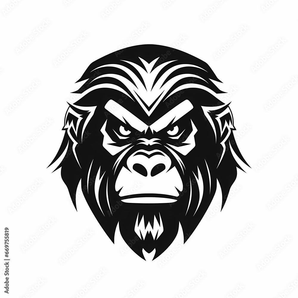 Gorilla Illustration Character