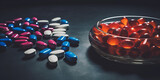 Hypochondriac cocktail tablets drugs  Generative Ai