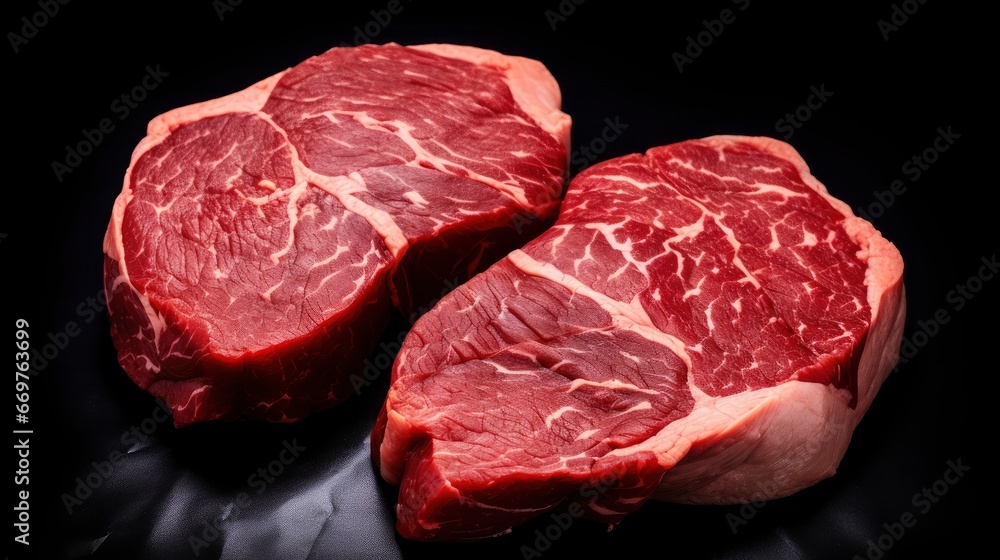 Raw Marbled Beef Steaks Shape Heart, Background Image,Valentine Background Images, Hd