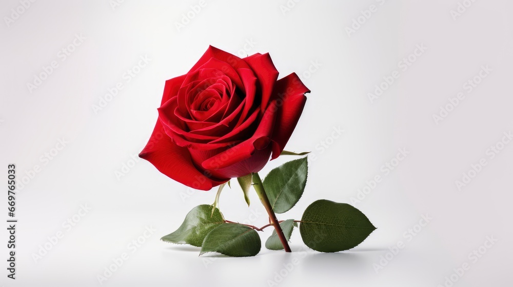 Fototapeta premium Valentines Day Greeting Card Red Rose, Background Image,Valentine Background Images, Hd